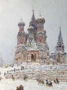 Nikolay Nikanorovich Dubovskoy Church of St. Basil oil painting artist